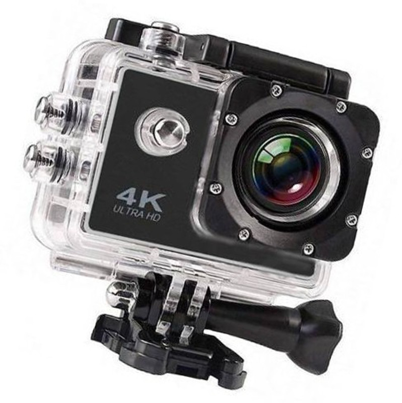 Maupin 4k Camera Camera Ultra HD Waterproof DV Camcorder 12MP 170 Degree Sports and Action Camera(Black, 12 MP)