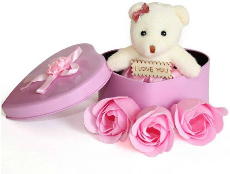 shree radhey goods small teddy gift  - 25 mm(Pink)