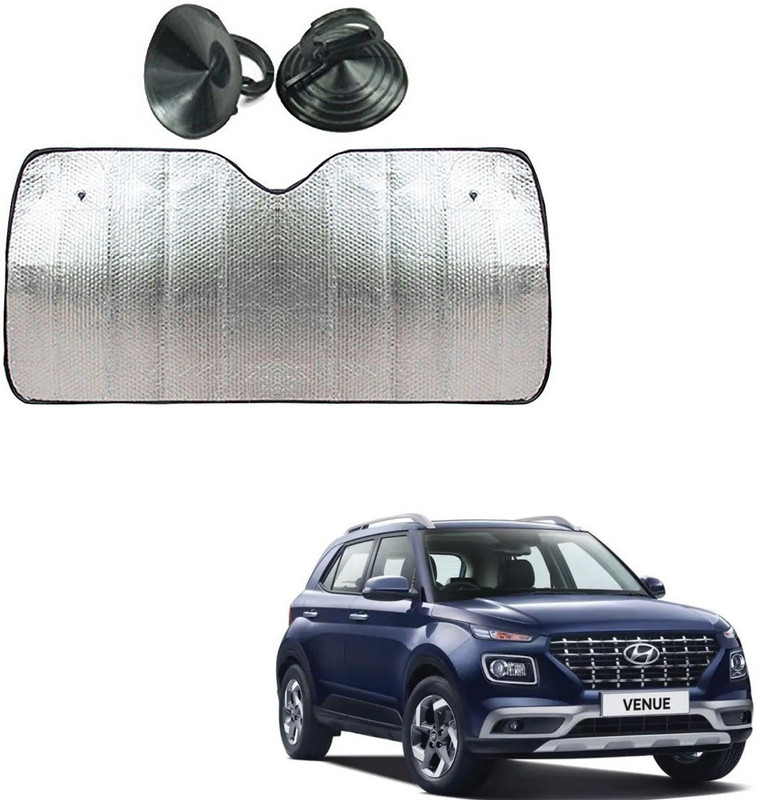 KOZDIKO Dashboard Sun Shade For Hyundai Venue(Silver)