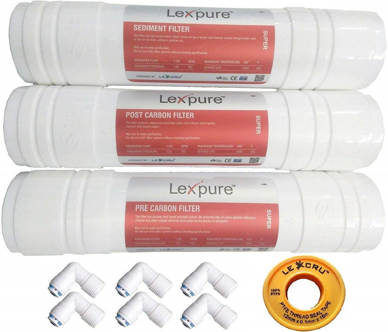 lexpure LUXS001 Solid Filter Cartridge(.05, Pack of 3)