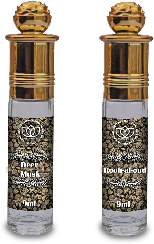 Buy ASHTAAROMAS Deer Musk Rooh Al Oud Attar Perfume 9ML Floral