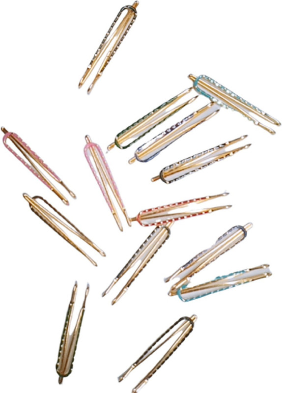 gulzar distributers Safety Pin Rhinestones Premiun Look Saree Lock Pins 3.8cm Golden pin Brooch(Gold)