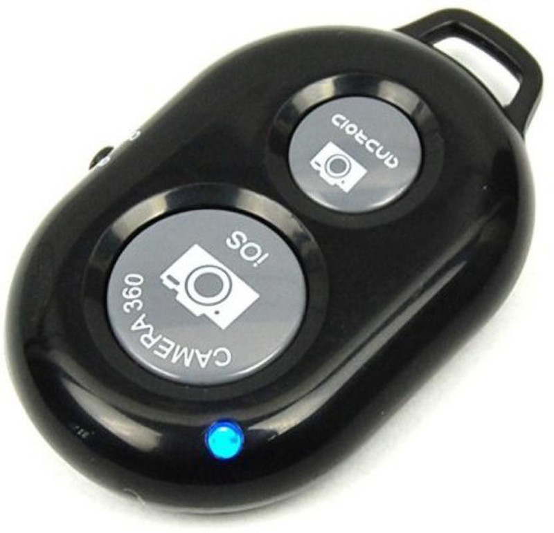 king shine Wireless Bluetooth Shutter Remote Controller Camera Remote Control(Black)