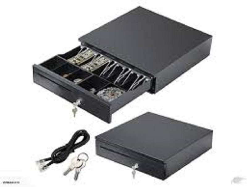 currency master 9 Compartments MATEL Cash Drawer(Black)