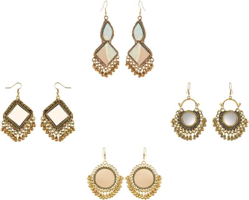 wujo Designer Earring Ethnic Antique Jewellery Alloy Earring Set