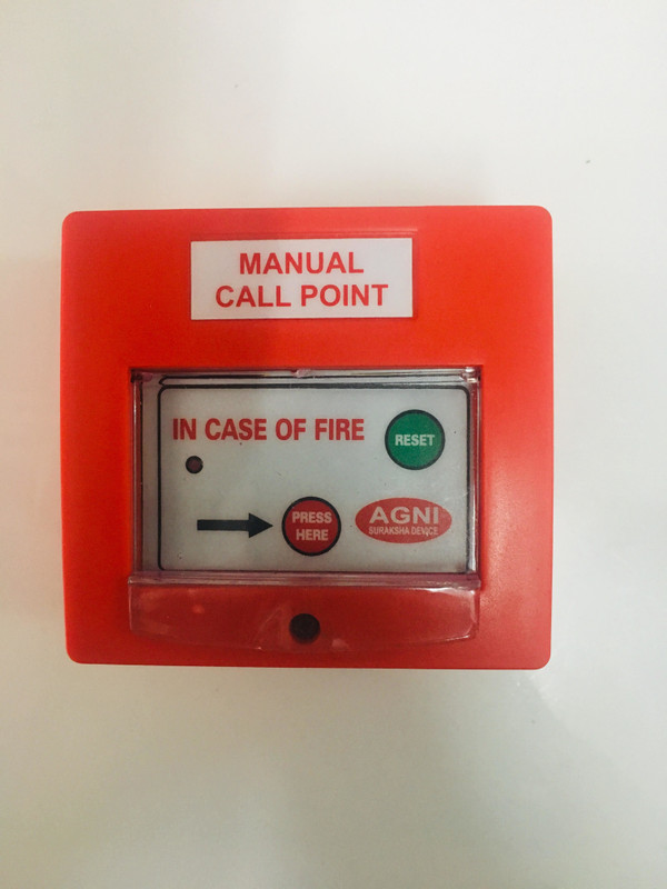 agni suraksha device Manual Call Point Smoke and Fire Alarm(Wall Mounted)