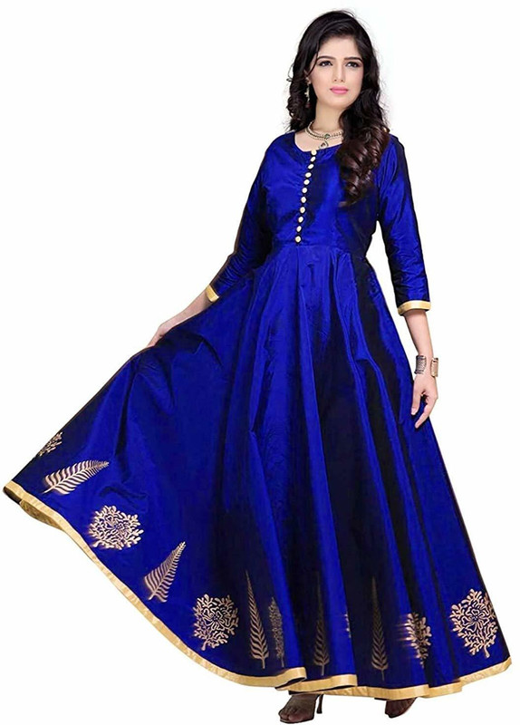 j b collection Art Silk Striped Kurta Fabric(Unstitched)