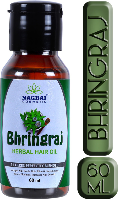 nagbai Bringraj herbal hair oil for hair Growth with 11 Natural oils hair oil Hair Oil(60 ml)