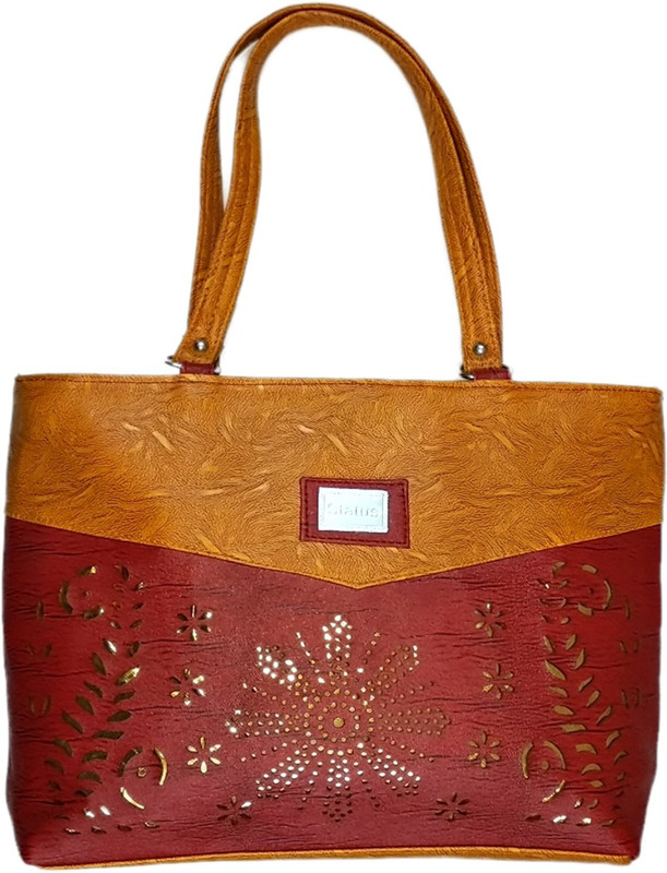 budsnbeau Girls Red, Brown Messenger Bag