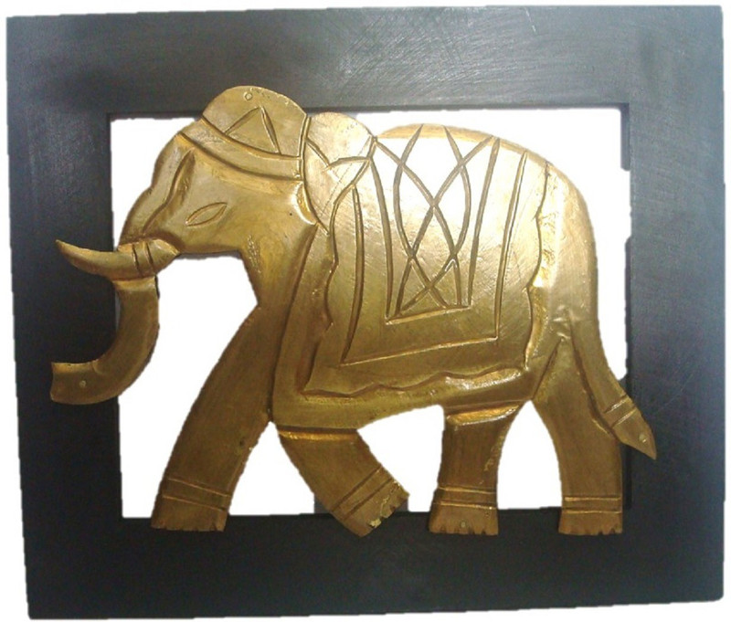 chamunda Decorative Showpiece  -  25 cm(Wood, Multicolor)