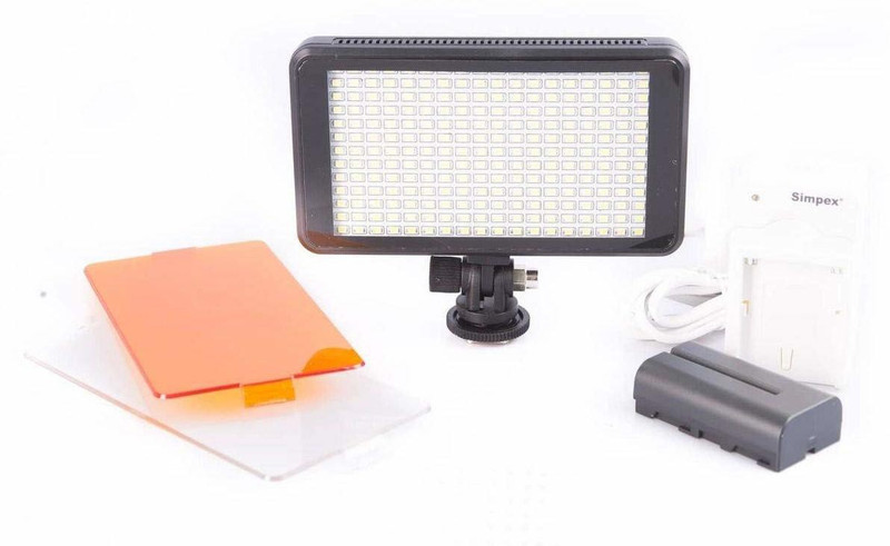 Simpex 270 1900 lx Camera LED Light(Batteries Included)