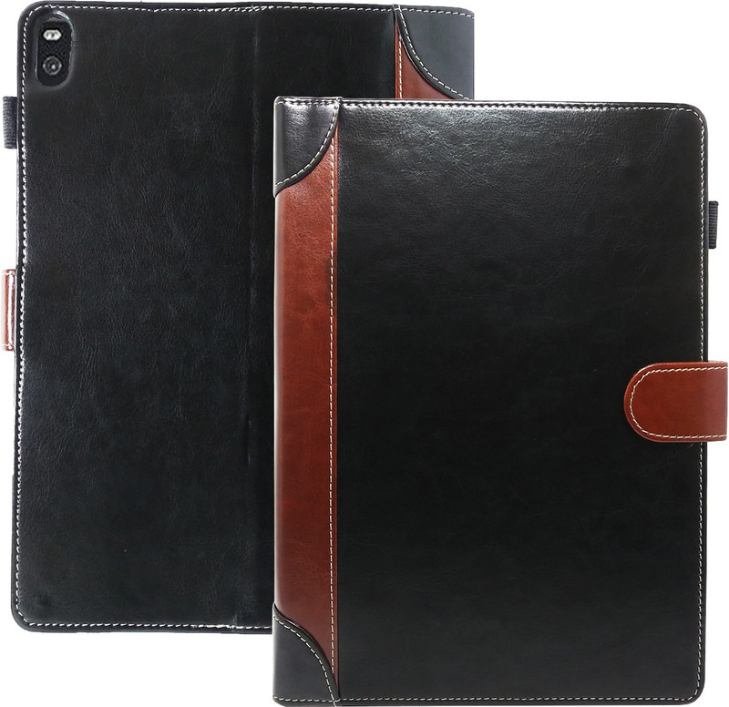 JAC Book Cover for Lenovo Tab 4 10 Plus X704L(Black)