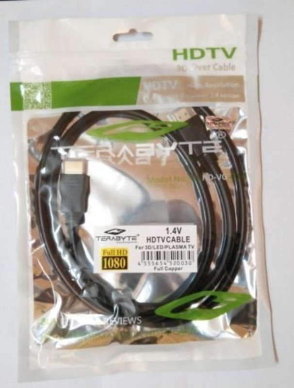TERABYTE HDMI Cable 3 m 4k UHD HDMI Cable(Compatible with Computer, Projectors, TV, Black, One Cable)
