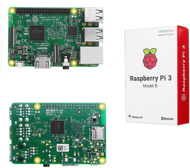 sytiqhub Raspberry Pi 3 Model B(Green)