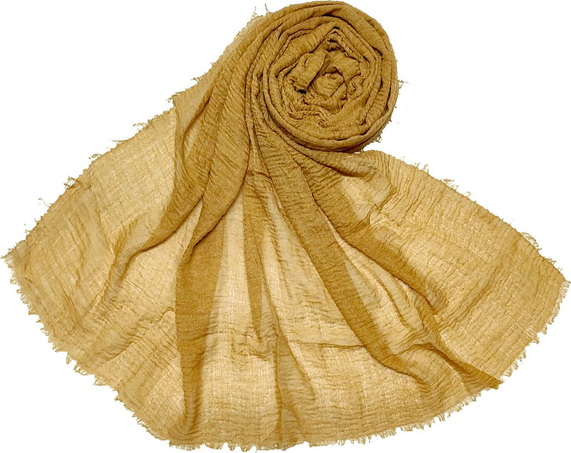 mean zoom Solid Cotton Blend Girls Stole