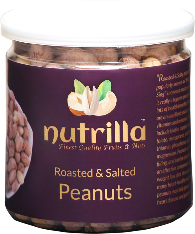 nutrilla Roasted & Salted Peanuts (Khari Sing) 250g(250 g)