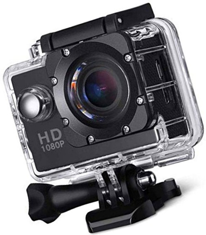 Odile 1080P Action Camera Sports And Full HD 1080P LCD Camcorder Sports and Action Camera(Black, 16 MP)