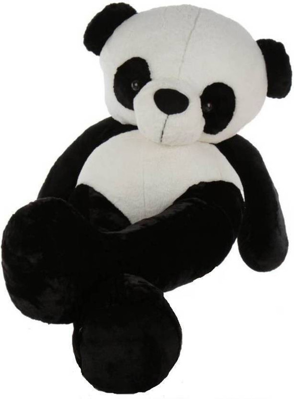 FamilyStore Panda 122 Cm 4 Feet Huggable And Loveable For Someone Special - 122 cm (Black) - 122 cm(Black)