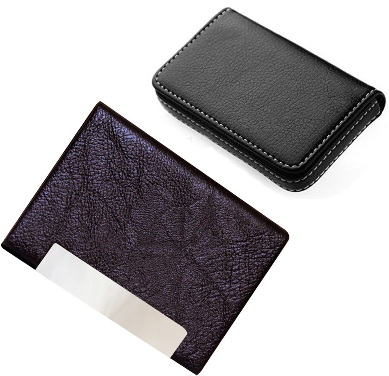 yorick magnetic card holder 15 Card Holder(Set of 2, Black)