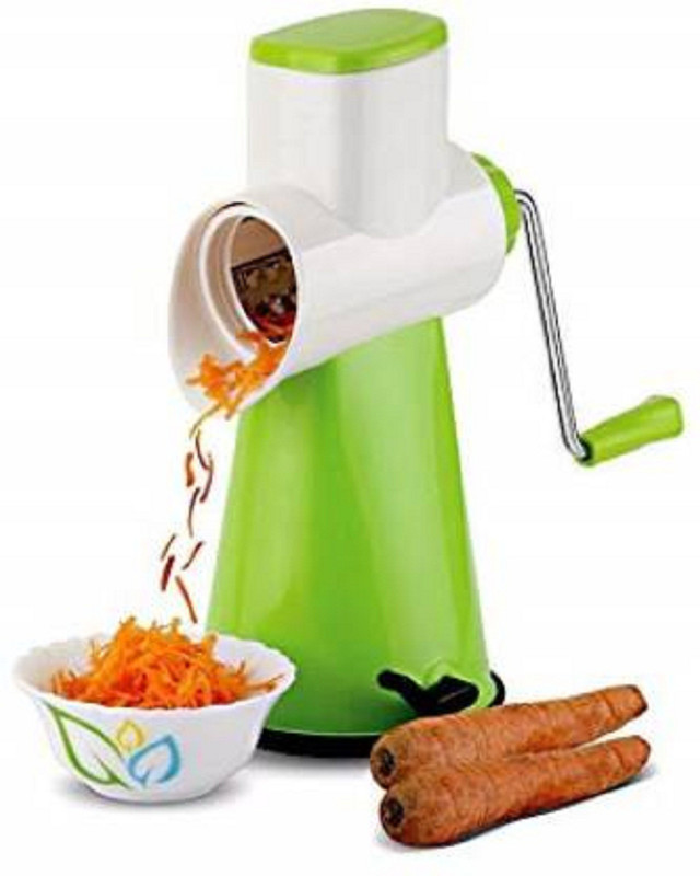 4tens 4 in 1 Drum Grater Shredder Slicer For Vegetable and Fruits Vegetable & Fruit Chopper(1 chopper)