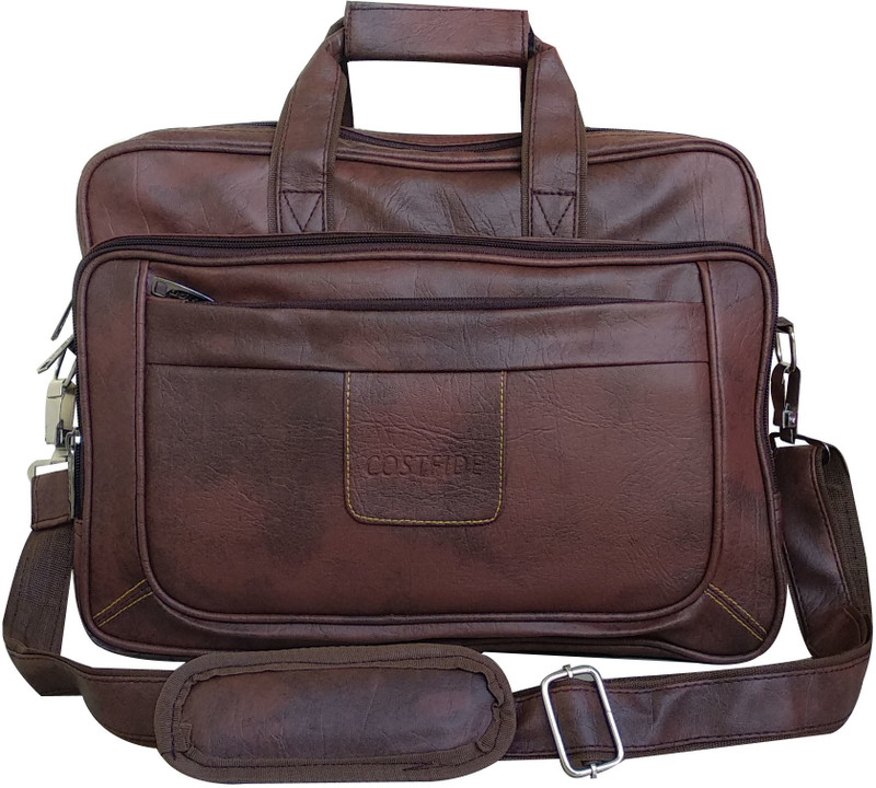 costfide 15.6 inch Laptop Messenger Bag(Brown)