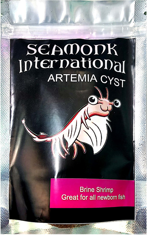seamonkinternational Artemia cysts, Brine shrimp eggs Shrimp 40 g Dry Fish Food
