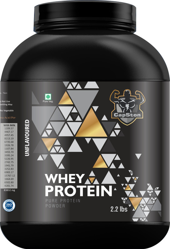 capston Raw Whey Protein - 2.2 lb/ 1 kg, 33 Servings Whey Protein(1 kg, Unflavored)