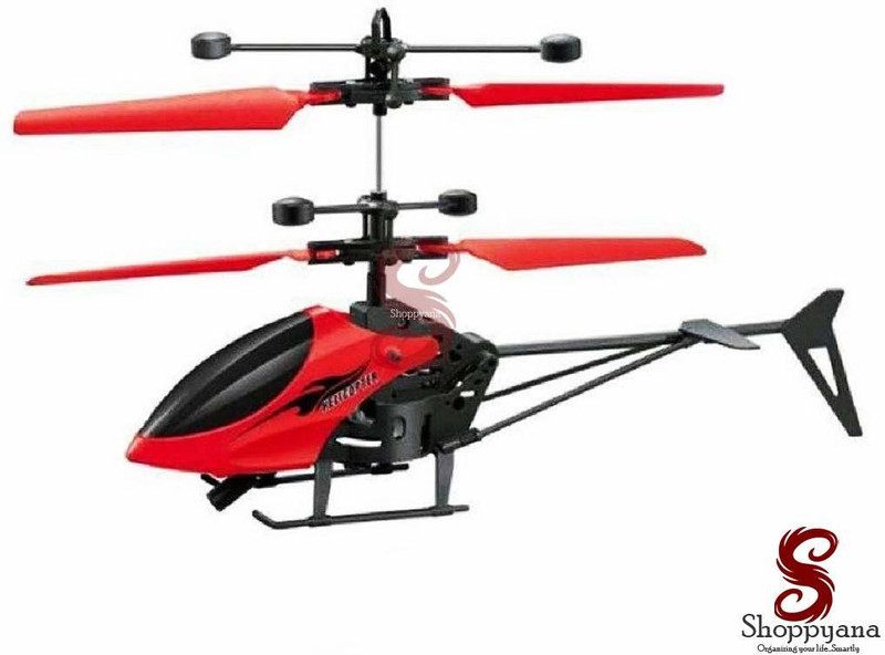 shoppyana Plastic Hand Induction Control Flying Helicopter(Rendom)