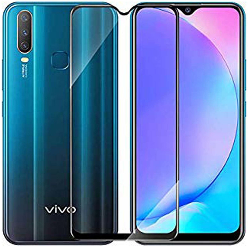 stylist sky Edge To Edge Tempered Glass for Vivo Y12(Pack of 1)