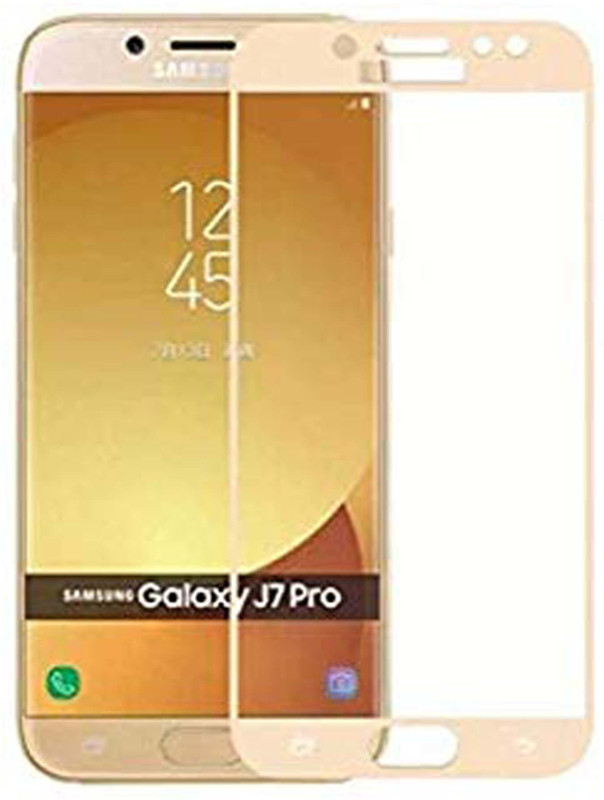 stylist sky Edge To Edge Tempered Glass for Samsung Galaxy J7 Pro(Pack of 1)