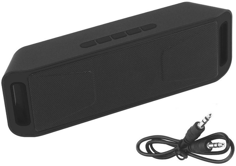 CRETO Hs-4222 Wireless Rich Deep Bass Mini Stereo Sound 10 W Bluetooth  Speaker(Black, Stereo Channel)