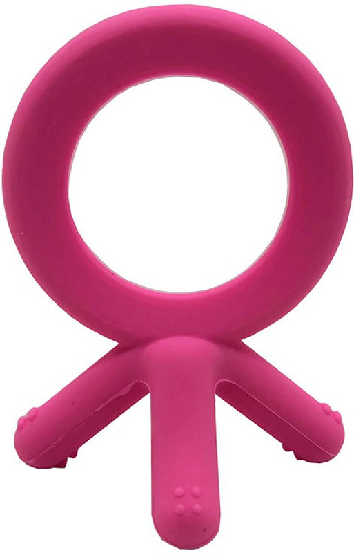 chic buddy orange teether Teether(Pink)