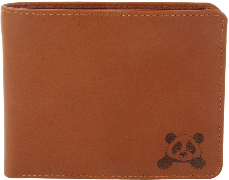 karmanah Men Brown Genuine Leather Wallet(8 Card Slots)