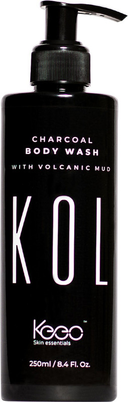 keeo Body Wash, 250ml | Charcoal Body Wash for Men and Women(250 ml)