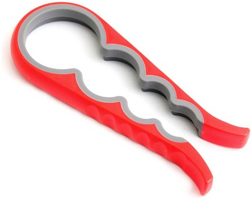 Continental M1806 Red 4-in-1 Rubber Multi Purpose Grip Jar and Bottle Opener ( IT N - M1806 ) Bottle Opener(Pack of 1)
