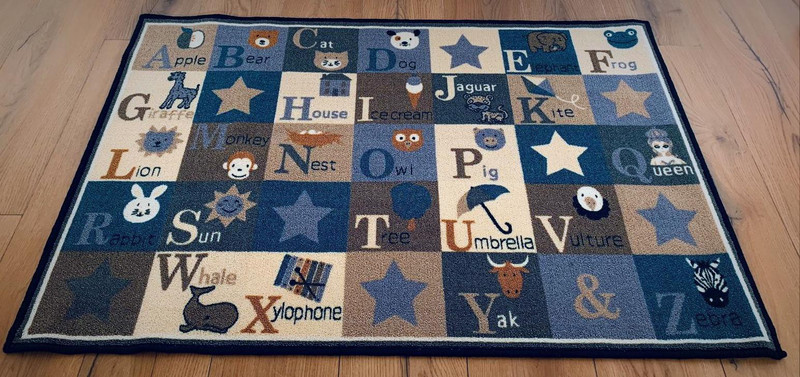 buyelegant Multicolor Polyester Area Rug(80 cm  X 150 cm)