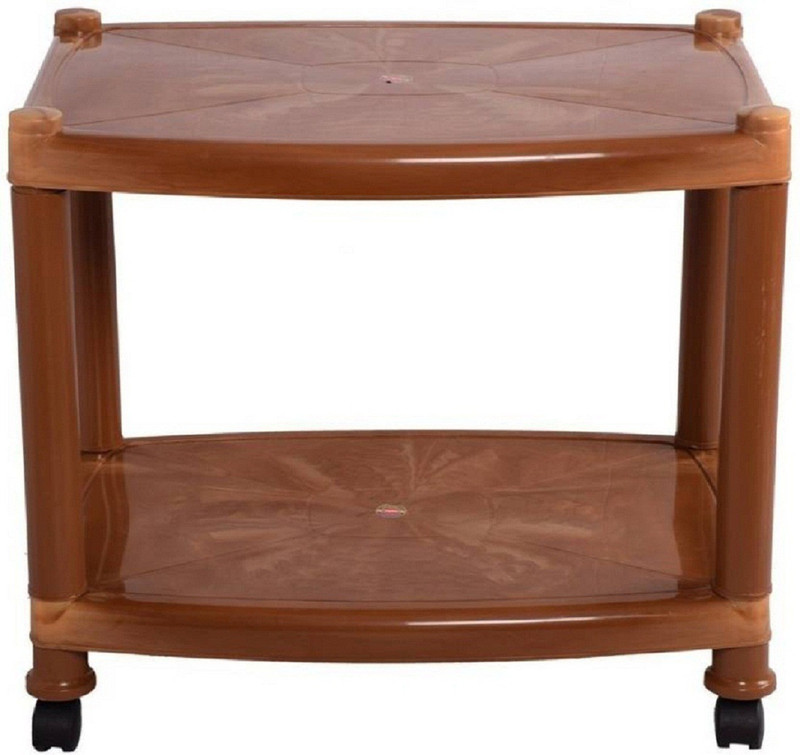 furniture bazaar Plastic Coffee Table(Finish Color - Brown)