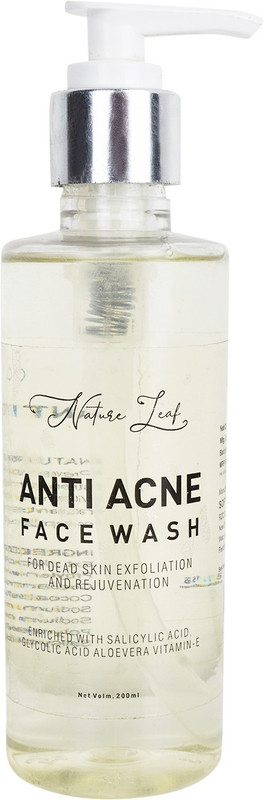 nature leaf face wash