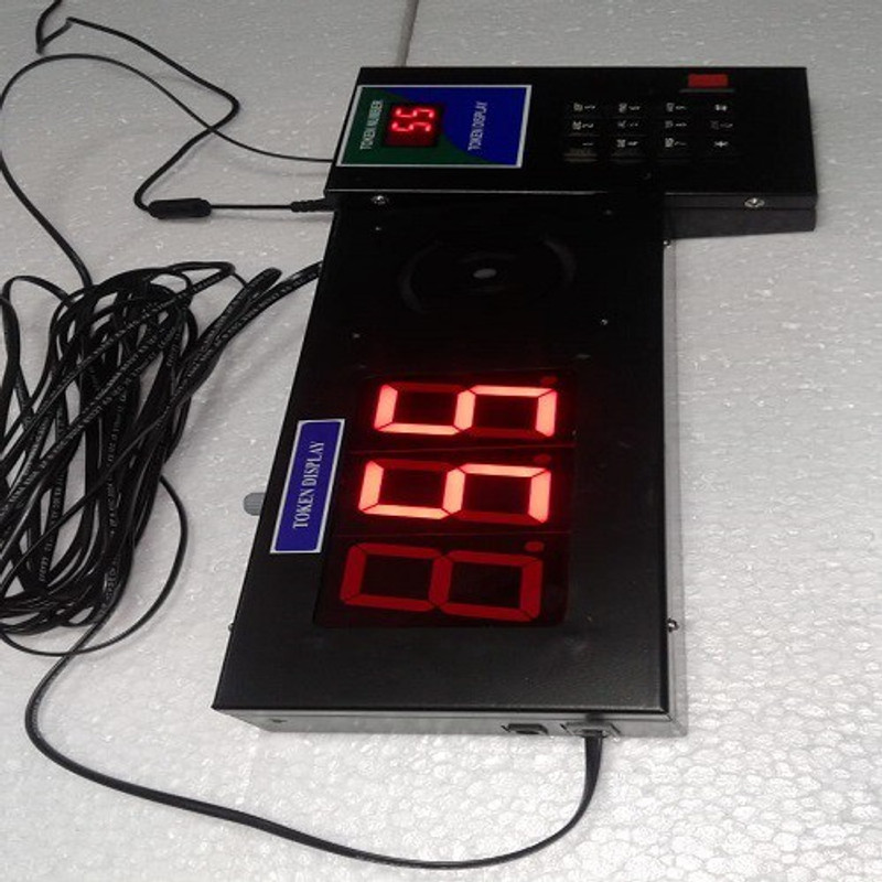swaggers LED digital token display system with voice swtd575 Indoor PA System(0 W)