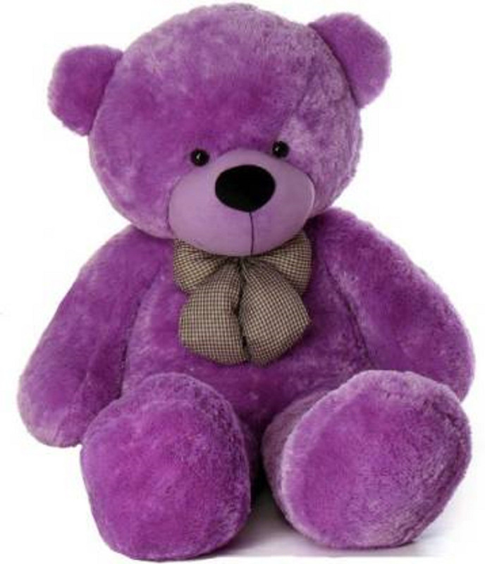 teddy sport 3 Feet Imported Purple Teddy High Quality Huggable Birthday Gifts/Special - 92 cm (Purple)  - 92 cm(Purple)