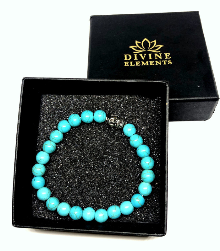 divine elements Crystal Turquoise Bracelet