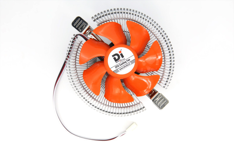 Di International CPU Cooler Fan Compatible With 775 & 1156 & Amd Socket Cooler(Multicolor)