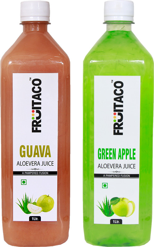 fruitaco Guava Green Apple Aloevera Juice(2 x 1 L)