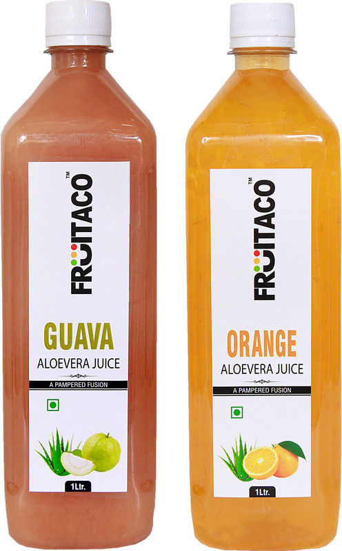 fruitaco Guava Orange Aloevera Juice Pack of 2(2 L)