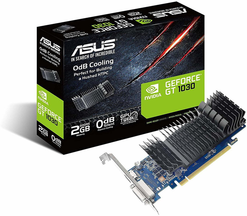 Asus NVIDIA GeForce Pascal GT 1030 2GB GDDR5 64bit 2 GB GDDR5 Graphics Card