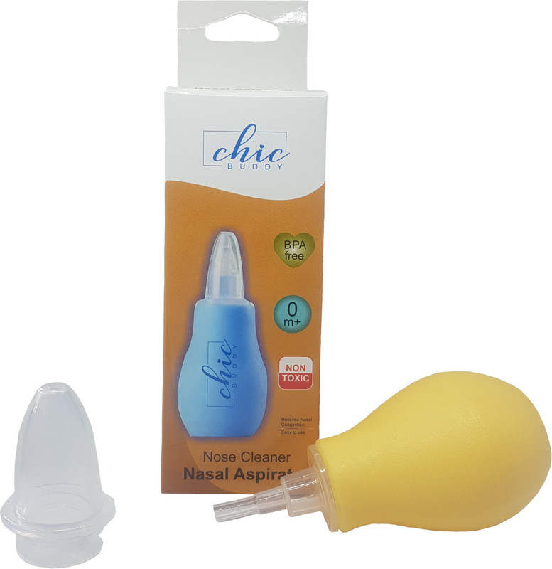 chic buddy Nose cleaner Manual Nasal Aspirator(Yellow)