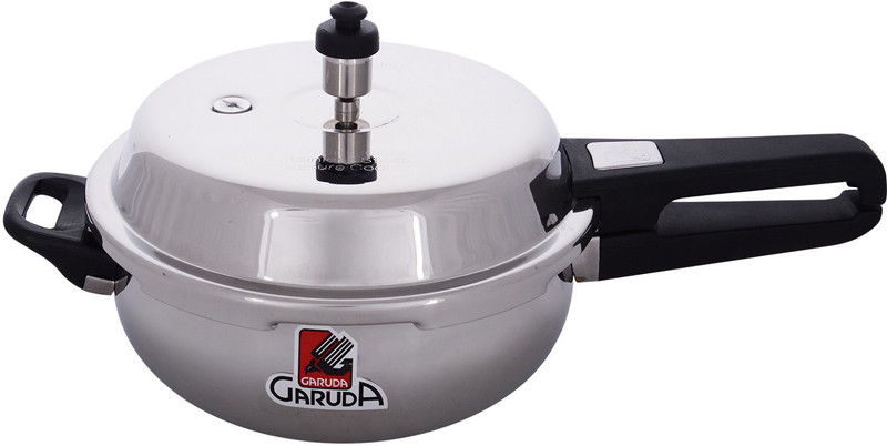 garuda overseas NRI STAINLESS STEEL PRESSURE COOKER PAN,WITH ETB HEAVY BASE 4 L Induction Bottom Pressure Cooker & Pressure Pan(Stainless Steel)