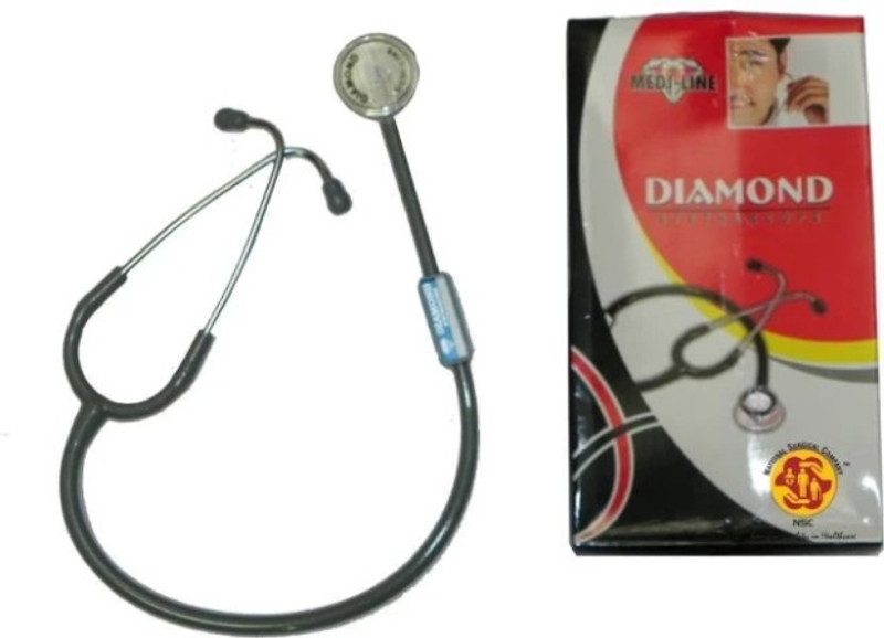 rsc healthcare RSC DAIMOND STETHOSCOPE DUAL HEAD 2 Stethoscope(Black)