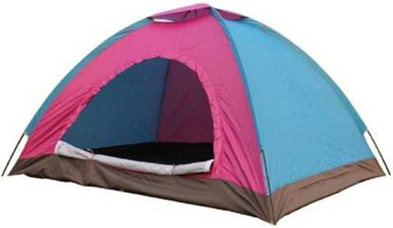 lyfline Outdoor waterproof portable 6 person 1 door Tent - For 6 person (Multicolor) Tent - For 6 PERSON(Multicolor)