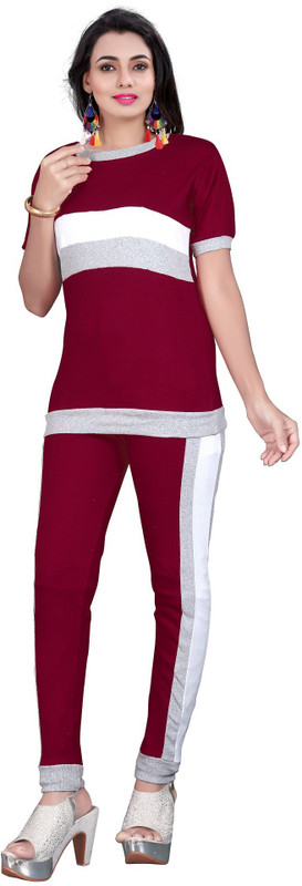 khodal Self Design Women Track Suit